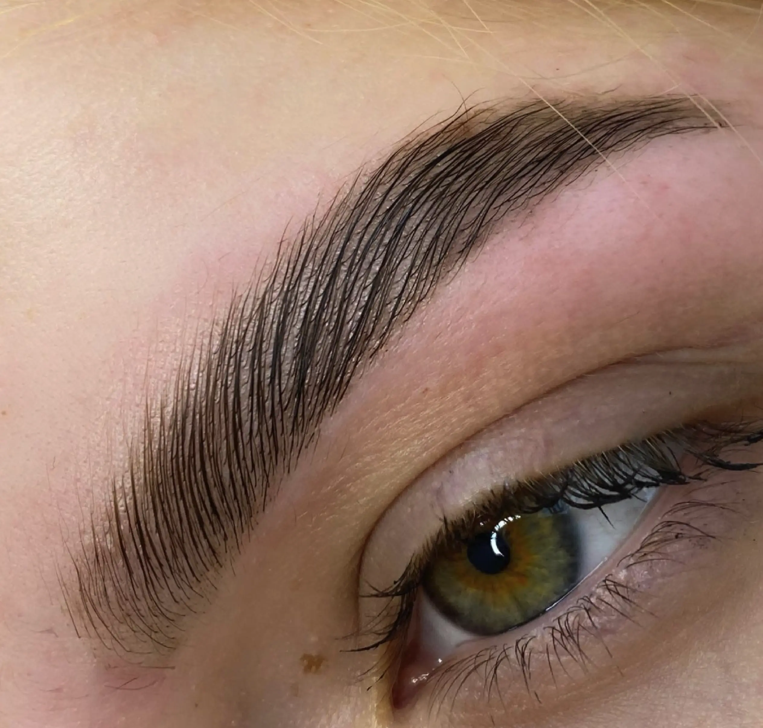 before and after microblading